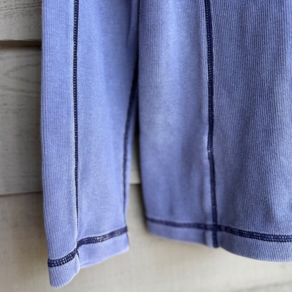 Tommy Bahama Blue Cotton Half Zip Pullover – Women’s Small, Coastal Classic - Picture 9 of 10